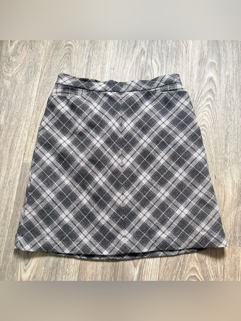 VTG gap wool plaid skirt